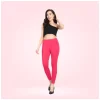 Women's Cotton Blended Solid Ankle legging (Pink)