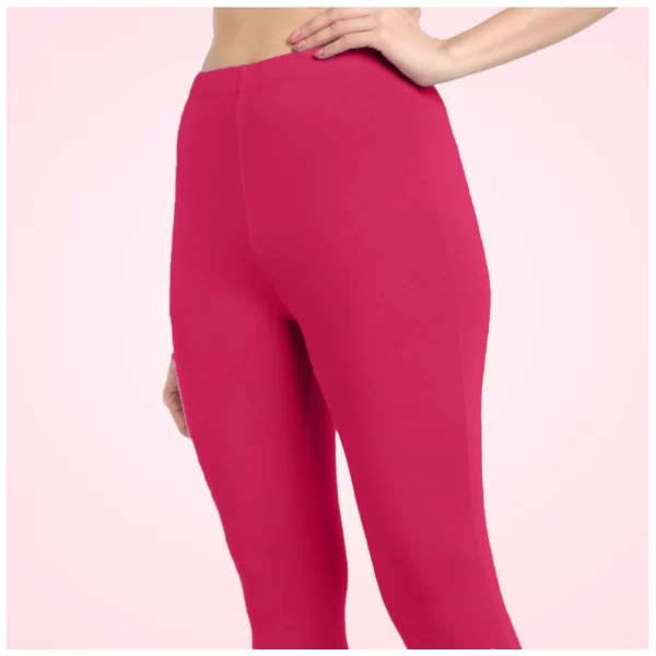 Generic Women's Cotton Blended Solid Ankle legging (Rani)